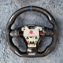 將圖片載入圖庫檢視器 Custom Corvette 2006-2013 C6 Z06 Flat Bottom Racing Steering Wheel|TTD Craft