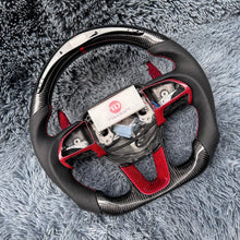 Загрузить изображение в средство просмотра галереи, Custom Ergonomic Gloss Carbon Steering Wheel for 16-23 Challenger | TTD Craft