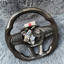 Загрузить изображение в средство просмотра галереи, Real Carbon Fiber Steering Wheel for 2014-2023 Dodge Durango |TTD Craft