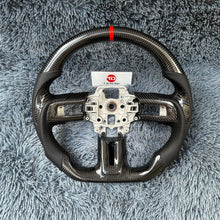 Cargar imagen en el visor de la galería, Volante de fibra de carbono TTD Craft 2018-2023 Mustang