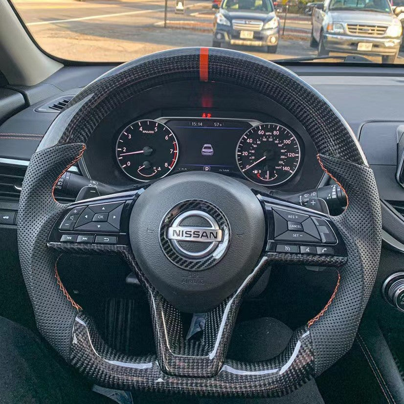 TTD Craft Nissan 2019-2021 Rogue Carbon Fiber Steering Wheel