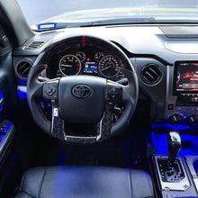 Загрузить изображение в средство просмотра галереи, TTD Craft Toyota 2014-2021 Tundra 2016-2022 Tacoma 4runner Carbon Fiber Steering Wheel