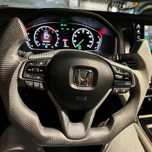 Carregar imagem no visualizador da galeria, TTD Craft 10ª geração 2018-2022 Accord / 2018-2022 Insight Sport EX LX EX-L V6 F1 Volante de fibra de carbono