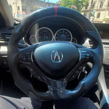 Загрузить изображение в средство просмотра галереи, TTD Craft Acura 2009-2014 TSX Sport Wagon Special Edition Honda CU2 Carbon Fiber Steering Wheel