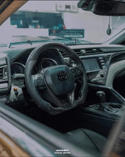 Загрузить изображение в средство просмотра галереи, TTD Craft Toyota 2018-2024 Camry SE XSE TRD V6 Venza Carbon Fiber Steering Wheel