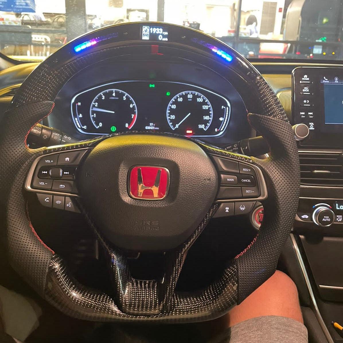 Accord carbon fiber steering wheel sales