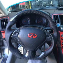 Load image into Gallery viewer, For Infiniti 2007-2013 G35 Carbon Fiber Steering Wheel | TTD Craft