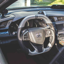 Carregar imagem no visualizador da galeria, Volante de fibra de carbono TTD Craft 10ª geração Civic 2016-2021 FK8 FK7 Tipo R SI