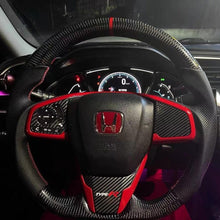 Load image into Gallery viewer, 10th Gen Honda 2016-2021 Civic Carbon Fiber Steering Wheel | TTD Craft