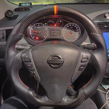 將圖片載入圖庫檢視器 TTD Craft Nissan 2015-2019 Versa Sentra / 2018-2021 NV200 Carbon Fiber Steering Wheel