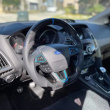Load image into Gallery viewer, TTD Craft Ford 2015-2018 Focus Mk3 RS/ST Carbon Fiber Steering Wheel
