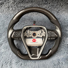 Carregar imagem no visualizador da galeria, Volante de fibra de carbono TTD Craft 8ª geração Camry 2018 - 2024 SE XSE TRD V6 V4 Avalon Venza
