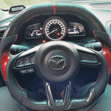 Load image into Gallery viewer, TTD Craft Mazda 2017-2020 CX3 CX6 Carbon Fiber Steering Wheel