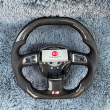 Carregar imagem no visualizador da galeria, Volante de fibra de carbono TTD Craft Audi B7 B8 S4 S5 A3 A4 A5 A6 A8 Q5 Q7 RS5