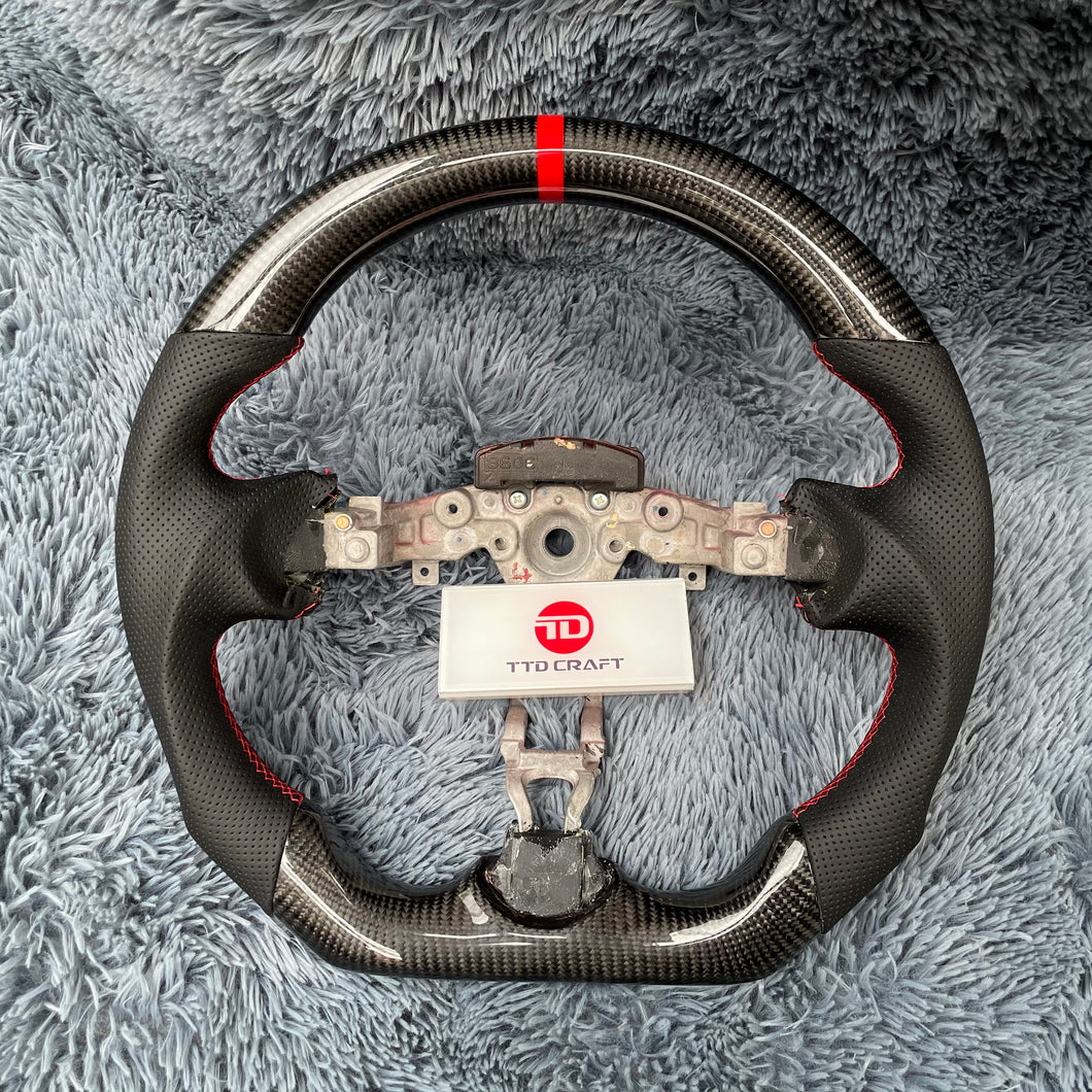 TTD Craft Infiniti  2009-2013 FX35 FX50 / 2009-2017 FX37 / 2011-2017 QX70  Carbon Fiber Steering Wheel