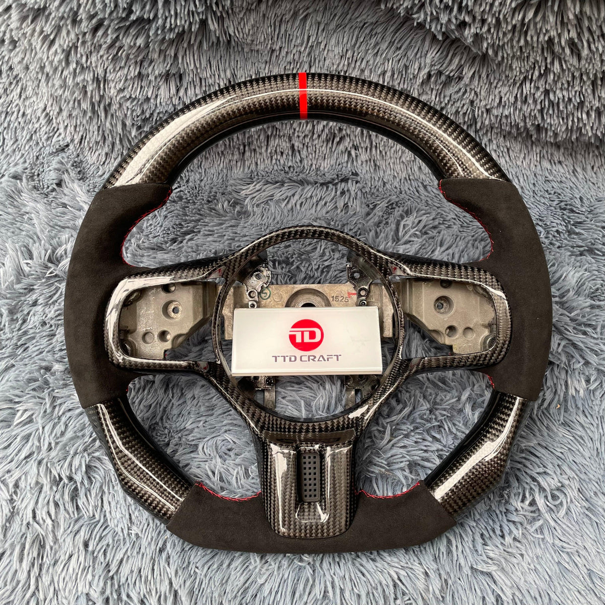 TTD Craft 20082015 EVO X Carbon Fiber Steering Wheel