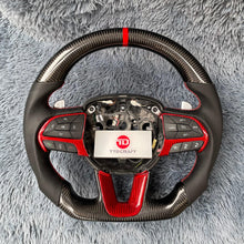 Загрузить изображение в средство просмотра галереи, TTD Craft Dodge 2016-2023 Charger Challenger / 2014-2023 Durango Carbon Fiber Steering Wheel
