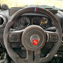 Charger l'image dans la galerie, TTD Craft Jeep 2011-2013 Grand Cherokee Carbon Fiber Steering Wheel