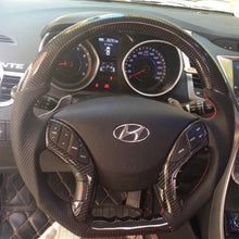 Charger l'image dans la galerie, TTD Craft Hyundai 2012-2016 Elantra Carbon Fiber Steering Wheel