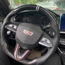 Charger l'image dans la galerie, TTD Craft Cadillac 2020-2025 CT4 CT4-V Blackwing / CT5 CT5-V Blackwing / 2019-2025 XT4 Carbon Fiber Steering Wheel