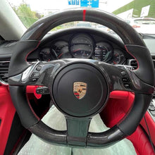 Load image into Gallery viewer, TTD Craft Porsche 911 (991.1) / Boxster (987.2 981) / Cayman (981) / Cayenne (958) / Panamera (970) Carbon Fiber Steering Wheel