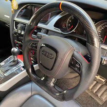 Carregar imagem no visualizador da galeria, Volante de fibra de carbono TTD Craft Audi B7 B8 S4 S5 A3 A4 A5 A6 A8 Q5 Q7 RS5