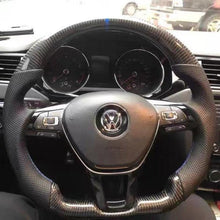Загрузить изображение в средство просмотра галереи, TTD Craft VW 2017 -2019 Golf Alltrack Wagon Carbon Fiber Steering Wheel