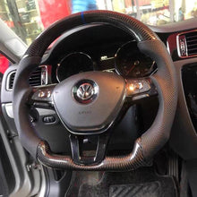 Загрузить изображение в средство просмотра галереи, TTD Craft VW 2015-2019 E-Golf Hatchback Carbon Fiber Steering Wheel