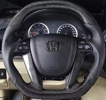 Lade das Bild in den Galerie-Viewer, TTD Craft Honda 2008-2012 Accord / 2009-2015 Pilot / 2011-2017 Odyssey Carbon Fiber Steering Wheel