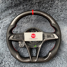 Cargar imagen en el visor de la galería, Volante de fibra de carbono TTD Craft Alfa Romeo Giulia Stelvio 2017-2021