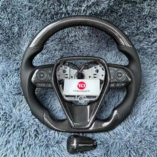 Lade das Bild in den Galerie-Viewer, TTD Craft Toyota 2018 - 2024 Camry SE XSE TRD V6 Venza Carbon Fiber Steering Wheel