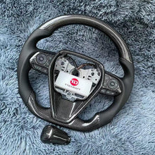 Lade das Bild in den Galerie-Viewer, TTD Craft Toyota 2018 - 2024 Camry SE XSE TRD V6 Venza Carbon Fiber Steering Wheel