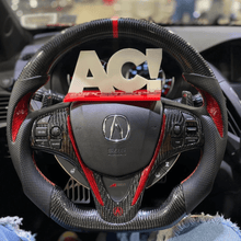 Charger l'image dans la galerie, TTD Craft Acura 2015-2020 TLX / MDX Carbon fiber Steering Wheel