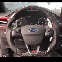 Carregar imagem no visualizador da galeria, TTD Craft Ford 2018-2024 Fiesta /Foucs mk4 /BroncoSport /Escape/ Volante de fibra de carbono E-Transit