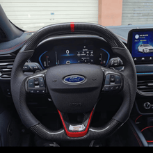 Carregar imagem no visualizador da galeria, TTD Craft Ford 2018-2024 Fiesta /Foucs mk4 /BroncoSport /Escape/ Volante de fibra de carbono E-Transit