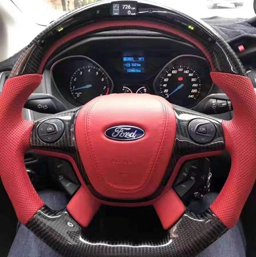 TTD Craft  Ford 2013 -2014 C-MAX Carbon Fiber Steering Wheel