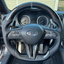 Cargar imagen en el visor de la galería, Volante de fibra de carbono TTD Craft para Infiniti Q60 2017-2024