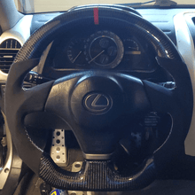 Load image into Gallery viewer, TTD Craft Lexus 2001-2005 IS300 Carbon Fiber Steering Wheel