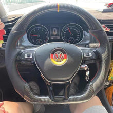 Загрузить изображение в средство просмотра галереи, TTD Craft VW 2014-2018 MK7 Carbon Fiber Steering Wheel