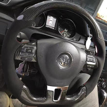 Load image into Gallery viewer, TTD Craft VW 2010-2014 MK6  Carbon Fiber Steering Wheel
