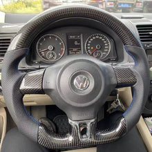 Load image into Gallery viewer, TTD Craft VW 2010-2014 MK6  Carbon Fiber Steering Wheel
