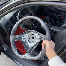 Загрузить изображение в средство просмотра галереи, TTD Craft VW 1999-2005 MK4 Jetta R32 VR6 Carbon fiber Steering Wheel
