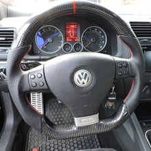Load image into Gallery viewer, TTD Craft  2006-2011 VW Jetta Carbon Fiber Steering wheel
