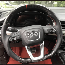 Load image into Gallery viewer, TTD Craft Audi A4 Q3 Q5 Q7 Q8 RSQ7 RSQ8 SQ8 SQ7 SQ5 S7 RS6 Carbon Fiber Steering Wheel