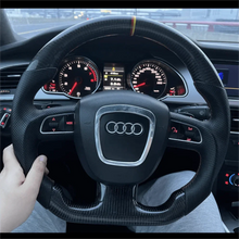 Lade das Bild in den Galerie-Viewer, TTD Craft Audi A3 A4 A5 A6 A8 Q7 S4 S5 RS4 RS5 Carbon Fiber Steering Wheel