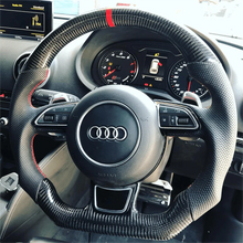 Lade das Bild in den Galerie-Viewer, TTD Craft Audi A3 A4 A5 A6 A7 A8 S3 S4 S5 S6 S7 S8 RS3 RS4 RS5 RS6 SQ5 Carbon Fiber Steering wheel