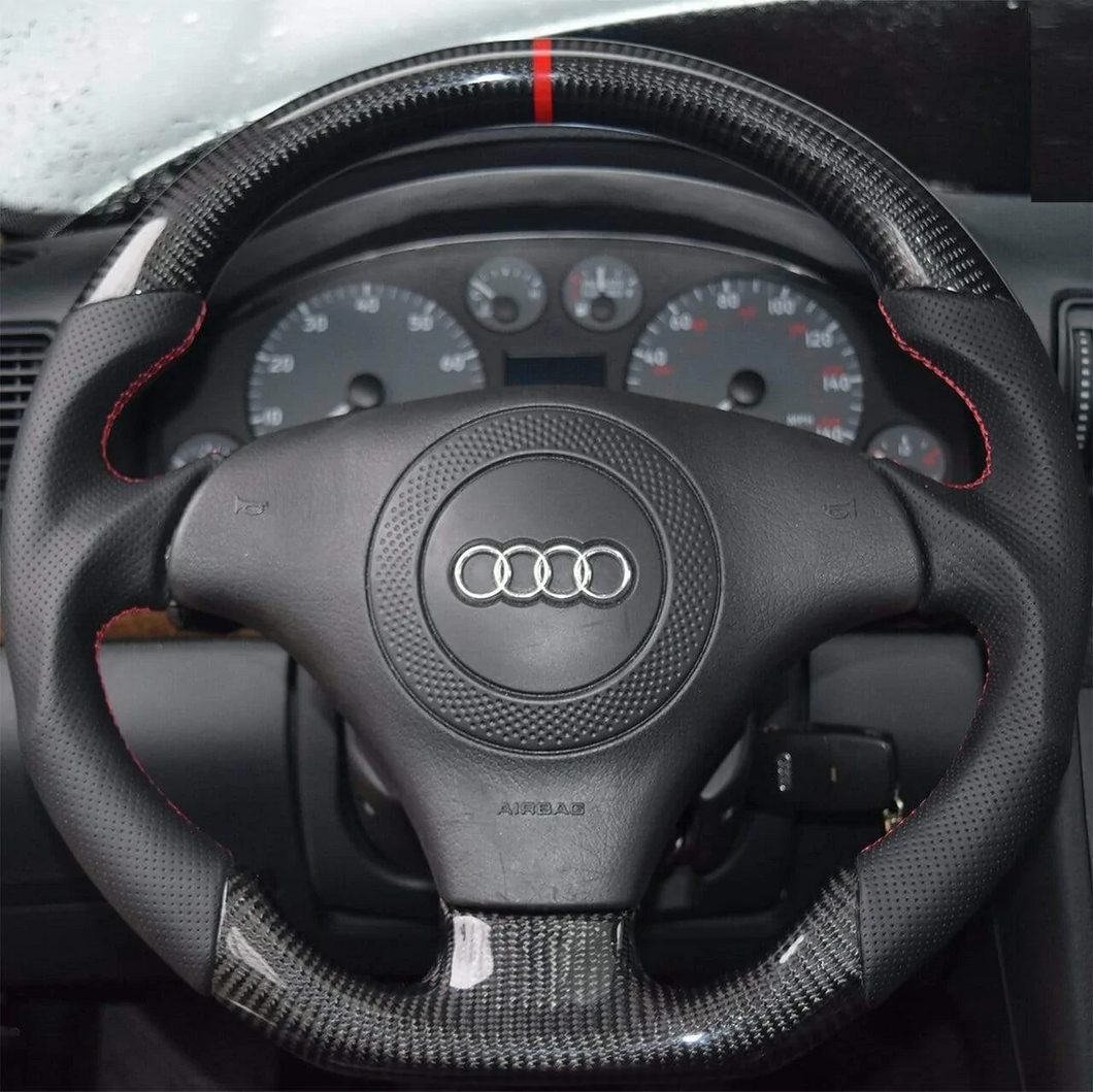 TTD Craft  Audi 2000-2005 A3 A4 A6 S3 Carbon Fiber Steering Wheel