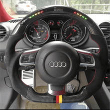 Lade das Bild in den Galerie-Viewer, TTD Craft Audi 2008-2012 TT MK2 R8 TTS TTRS Carbon Fiber Steering Wheel