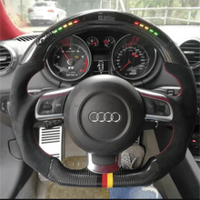 Load image into Gallery viewer, TTD Craft Audi 2008-2012 TT MK2 R8 TTS TTRS Carbon Fiber Steering Wheel