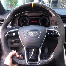 Load image into Gallery viewer, TTD Craft Audi C8 2020+ A6 S6 RS6 A7 S7 Carbon Fiber Steering Wheel